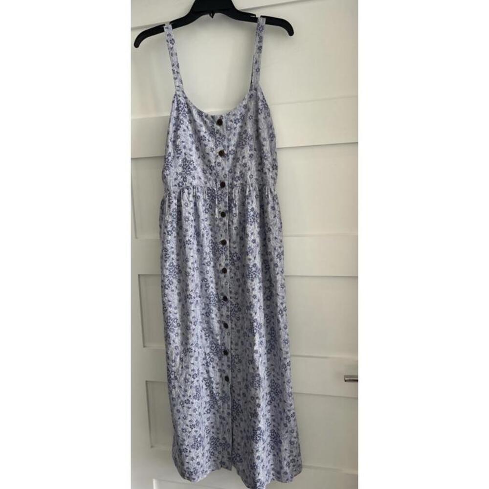$129 Patagonia Garden Island Dress Womens Medium Floral Sundress - Picture 3 of 9